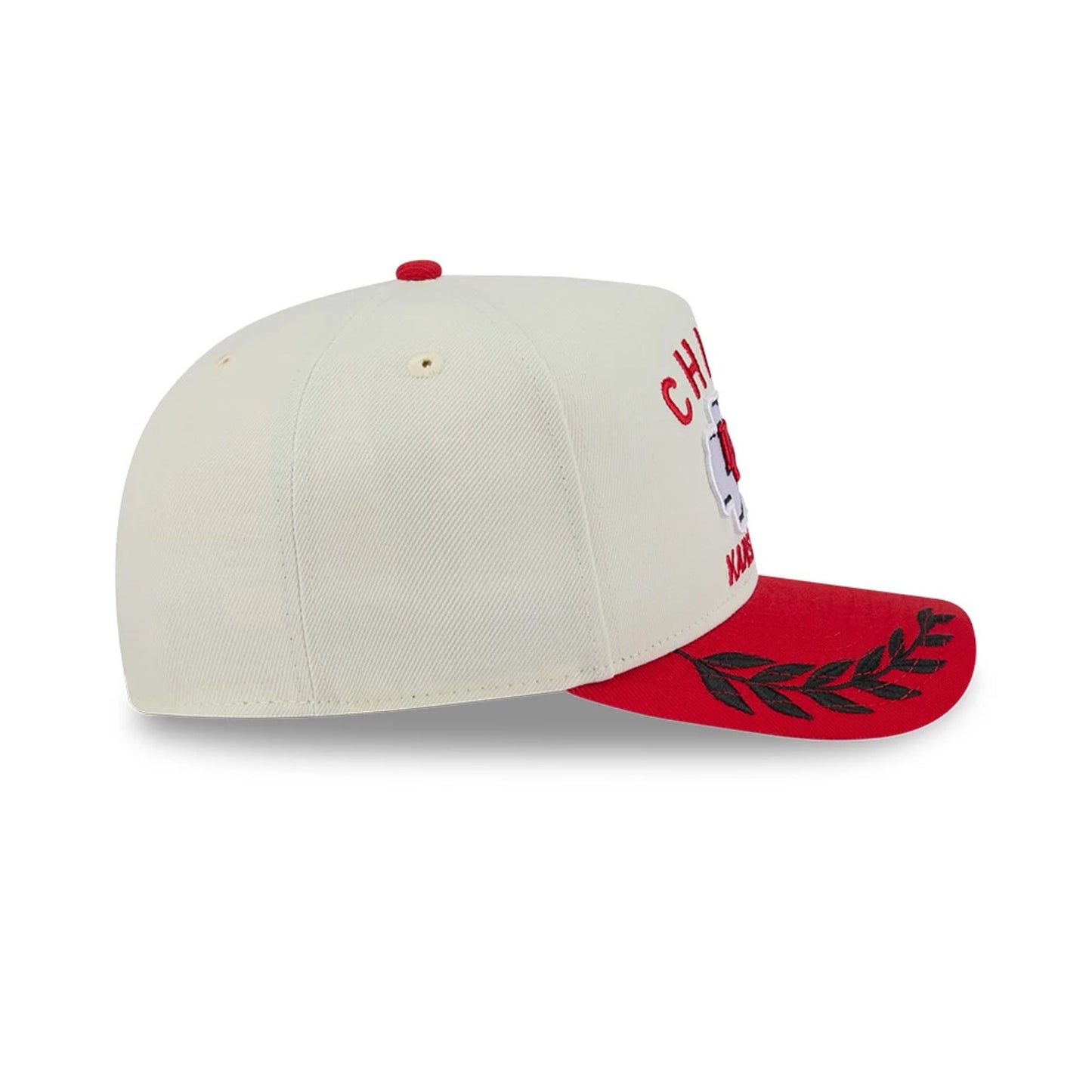 This is a Kansas City Chiefs NFL Draft 2025 White 59FIFTY Fitted A-Frame Cap 6