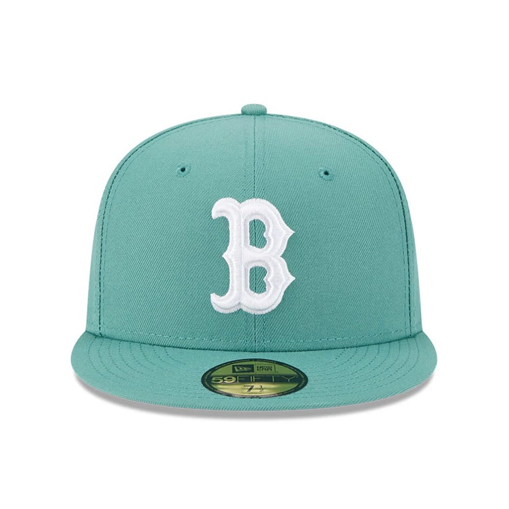This is a Boston Red Sox MLB City Connect Pastel Green 59FIFTY Fitted Cap 3