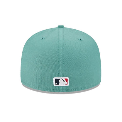 This is a Boston Red Sox MLB City Connect Pastel Green 59FIFTY Fitted Cap 7