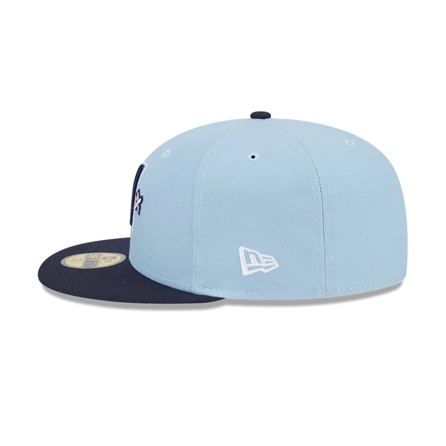 This is a Washington Nationals MLB City Connect Light Blue 59FIFTY Fitted Cap 5