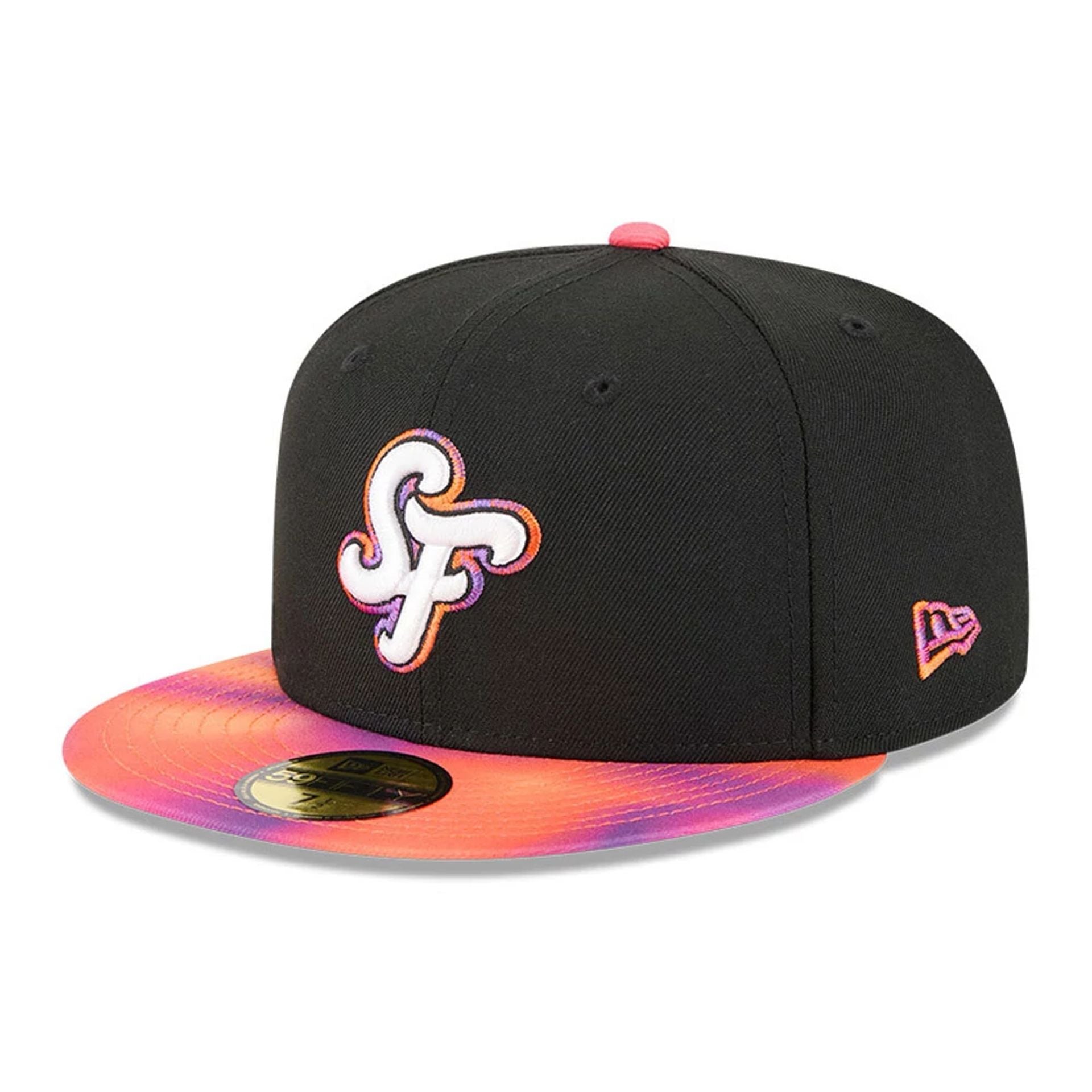 This is a San Francisco Giants MLB City Connect Black 59FIFTY Fitted Cap 1