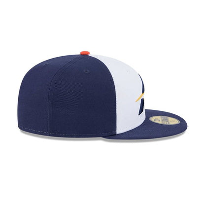 This is a Houston Astros MLB City Connect Navy 59FIFTY Fitted Cap 6