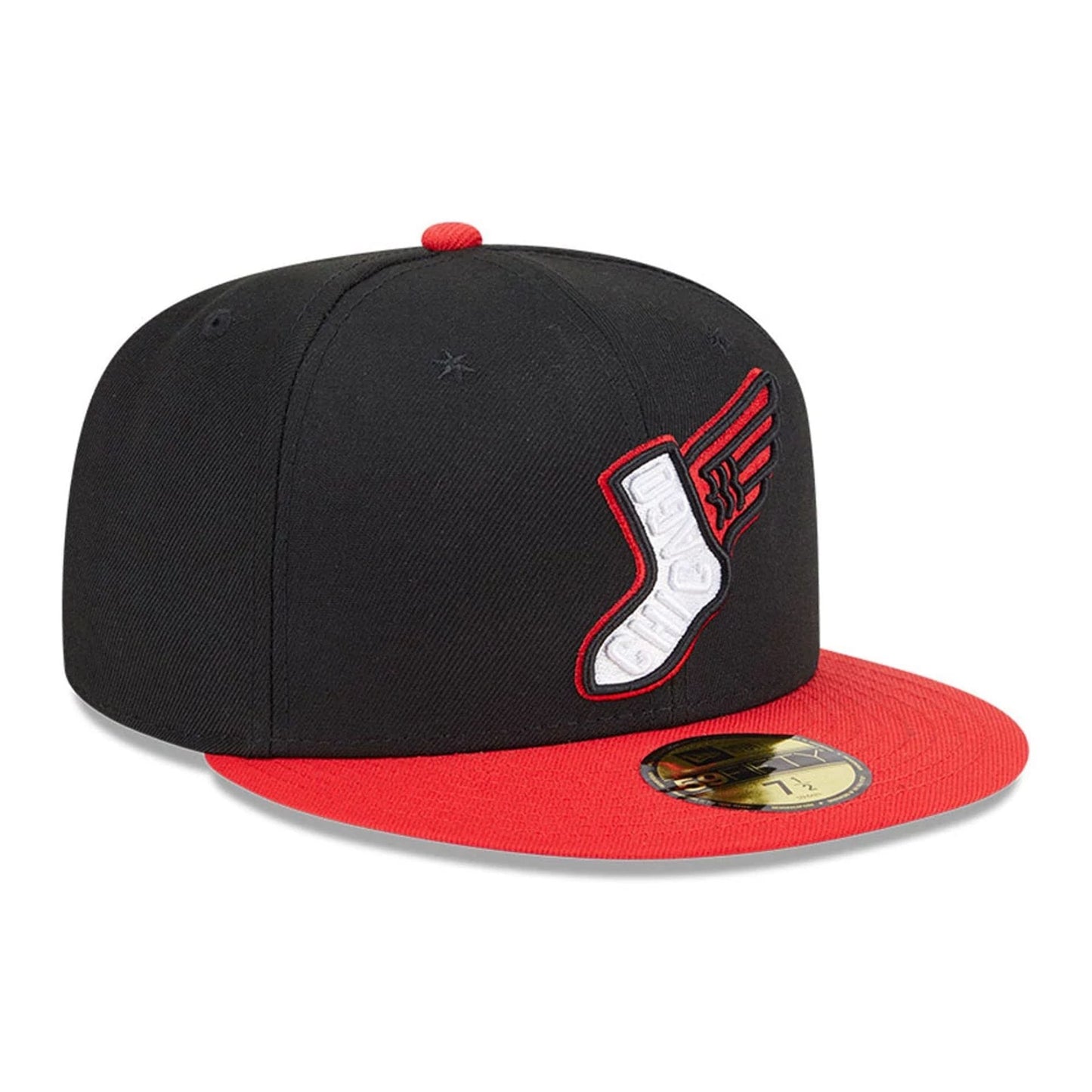 Pictured is this MLB City Connect Chicago White Sox 59FIFTY Fitted cap in black. 4