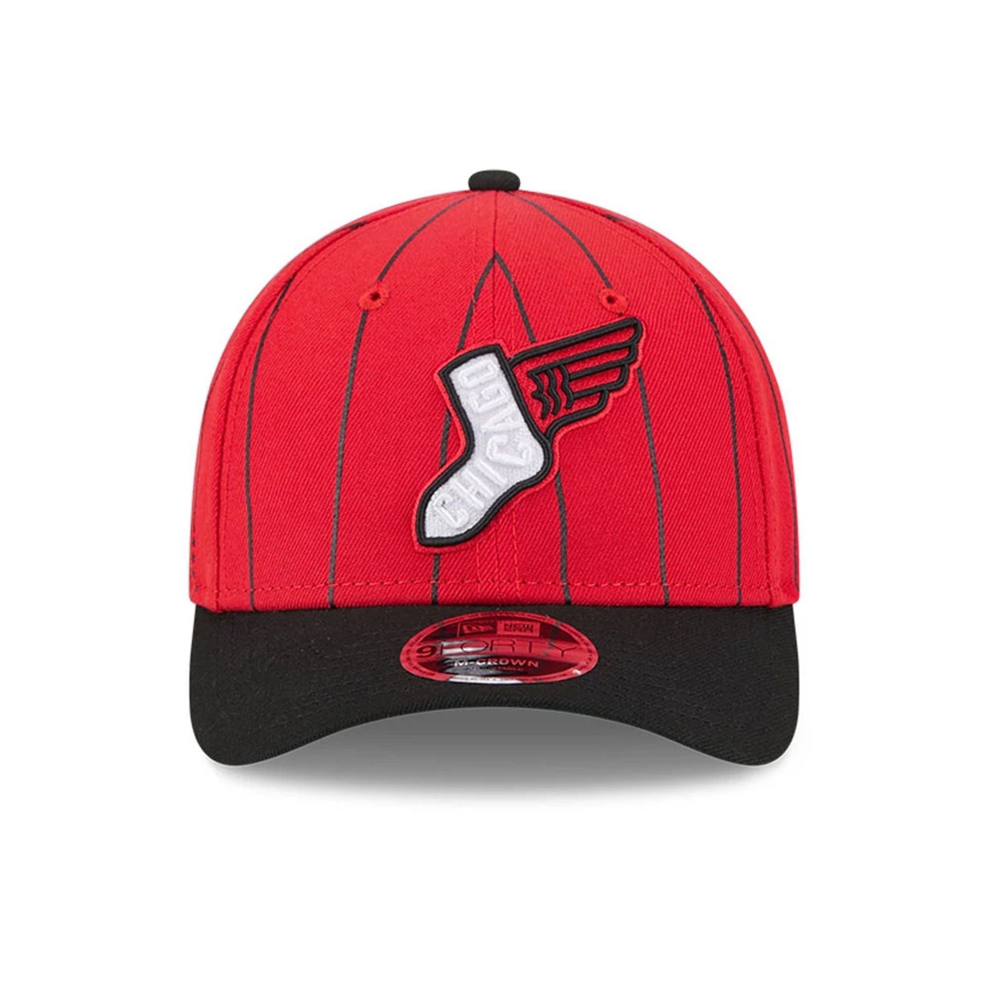 This is a Chicago White Sox MLB City Connect Red 9FORTY M-Crown Adjustable Cap 3