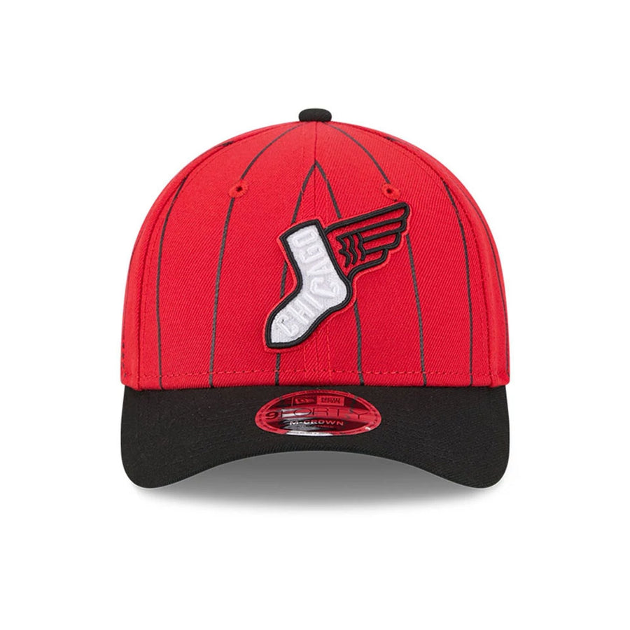 This is a Chicago White Sox MLB City Connect Red 9FORTY M-Crown Adjustable Cap 3