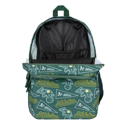This is a Oakland Athletics MLB Green Stadium Backpack 4