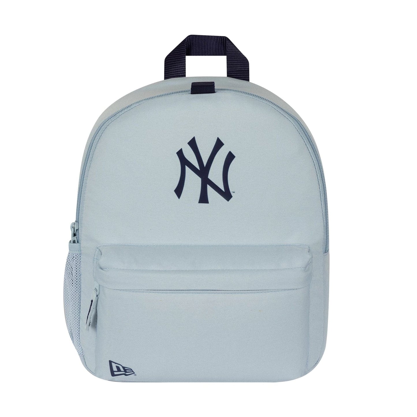 This is a New York Yankees MLB Pastel Blue Stadium Backpack 2