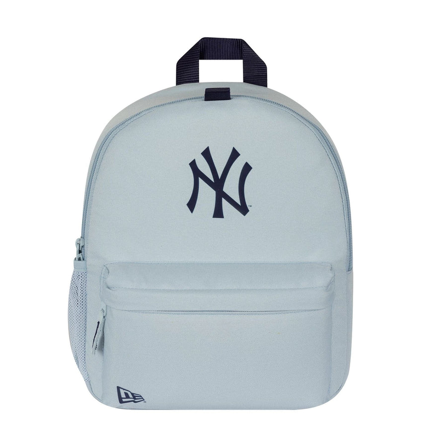 This is a New York Yankees MLB Pastel Blue Stadium Backpack 2