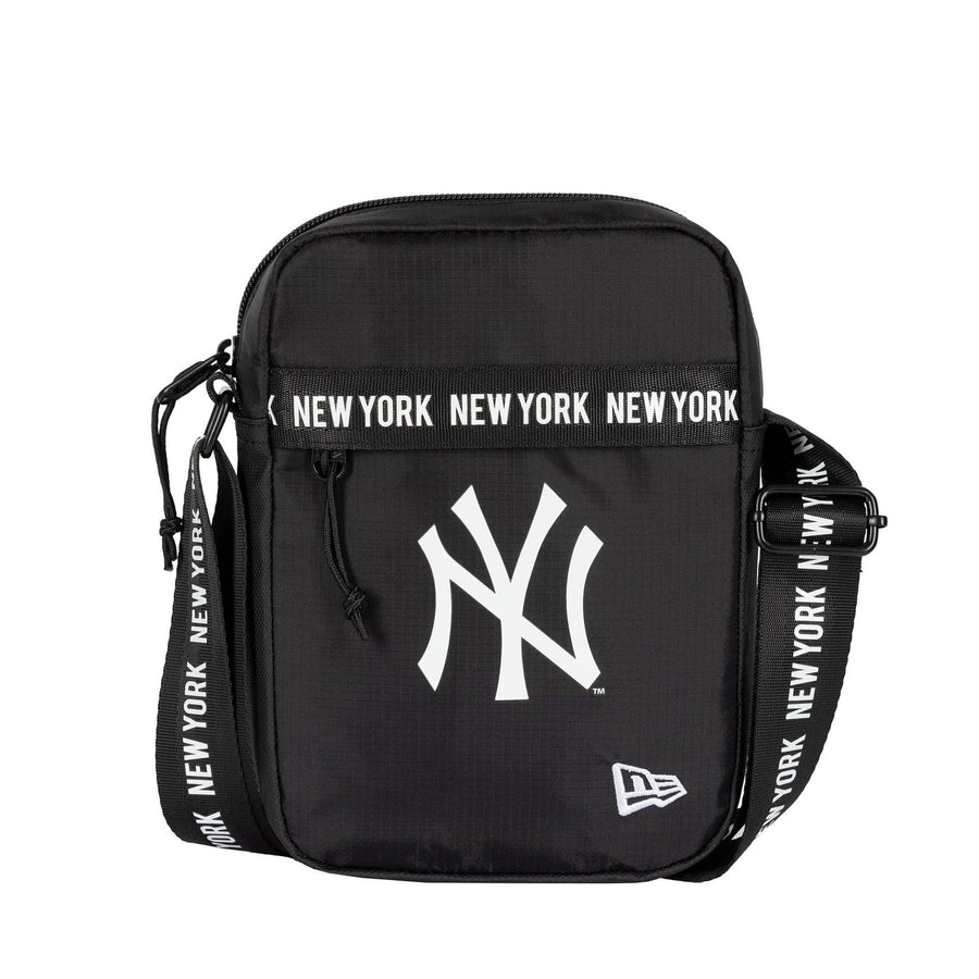 This is a New York Yankees Strap Black Side Bag 2