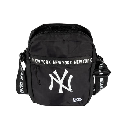 This is a New York Yankees Strap Black Side Bag 4