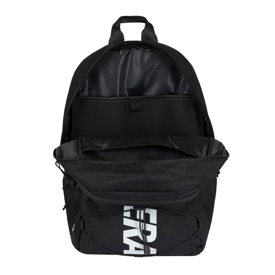 This is a New Era Black Delaware Backpack 4