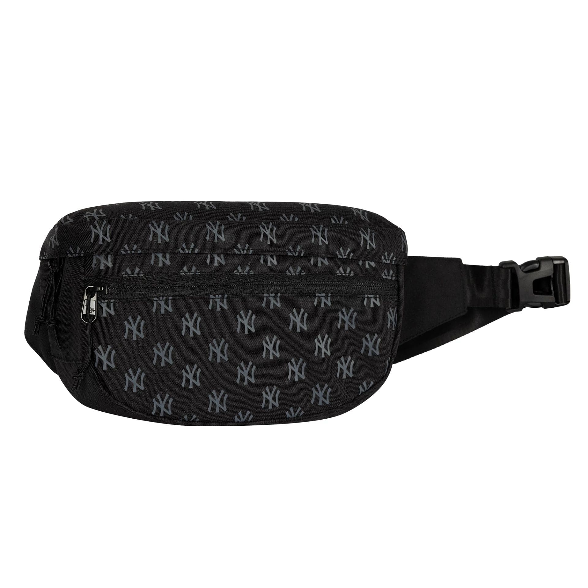 This is a New York Yankees Monogram Black Waist Bag 3