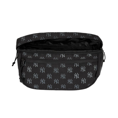 This is a New York Yankees Monogram Black Waist Bag 4