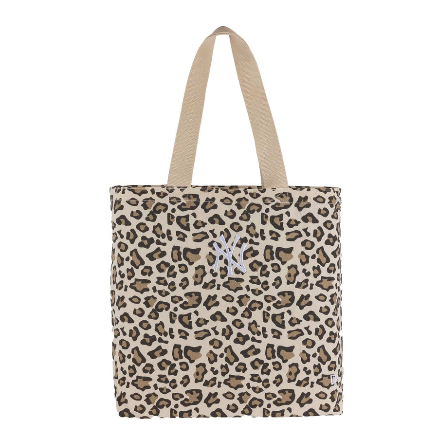 This is a New York Yankees Animal Print Leopard Tote Bag 2