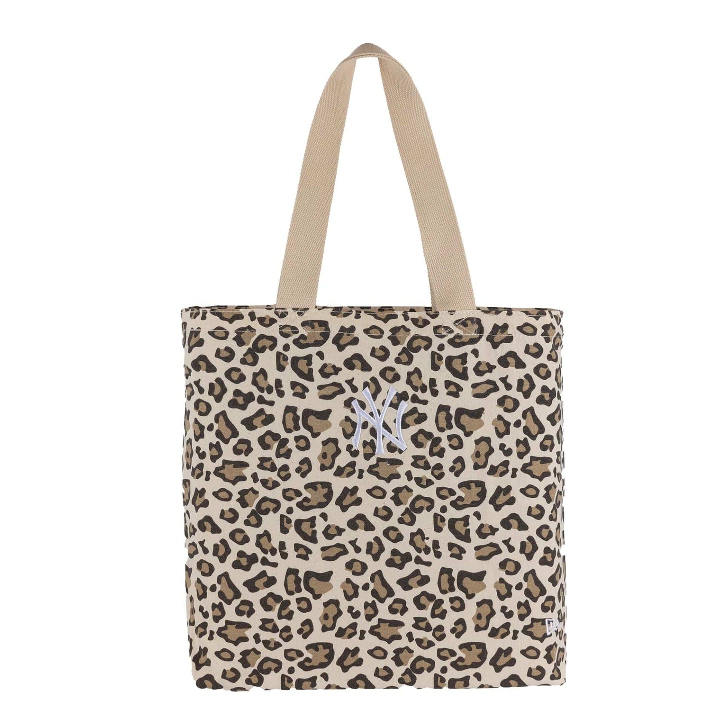 This is a New York Yankees Animal Print Leopard Tote Bag 2