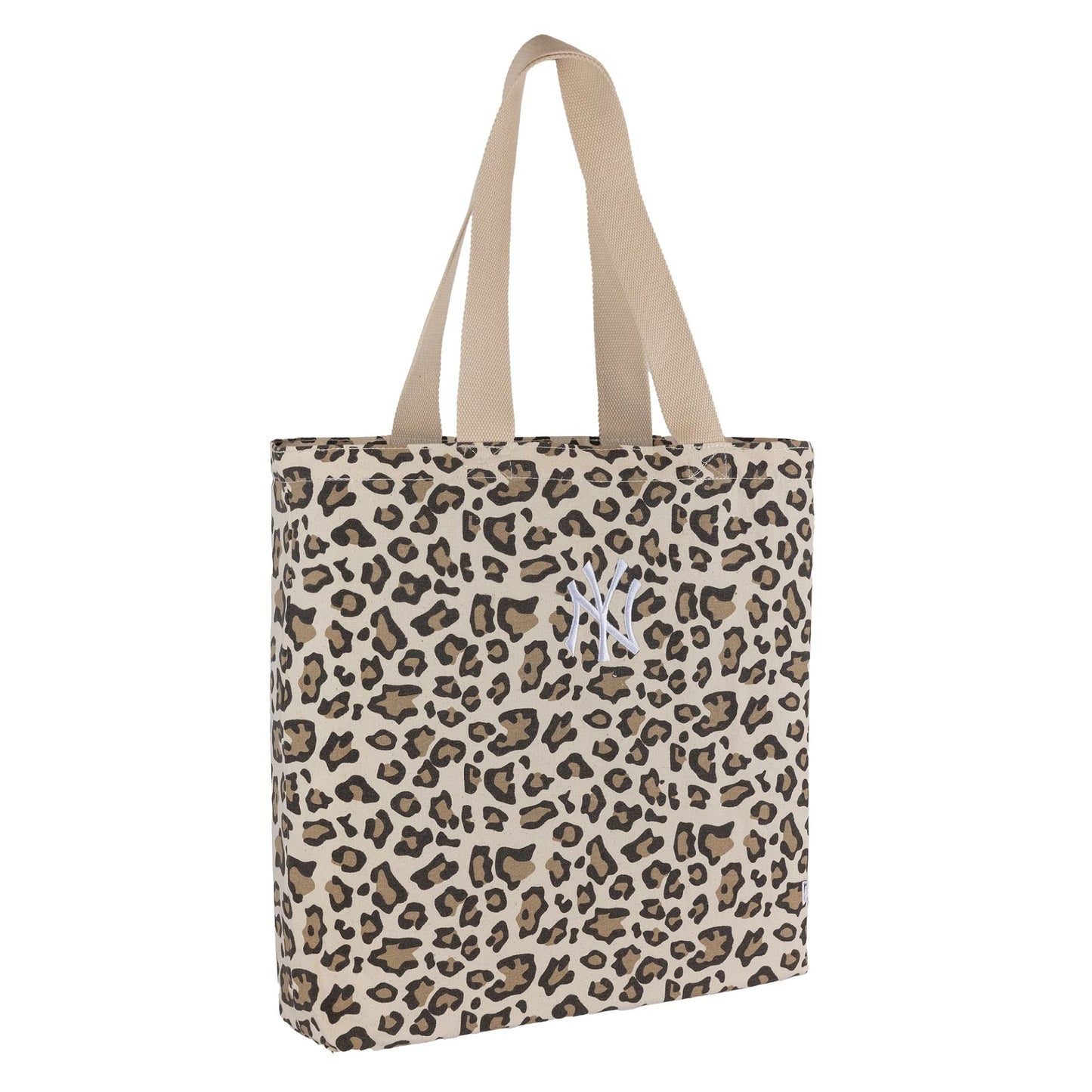 This is a New York Yankees Animal Print Leopard Tote Bag 1
