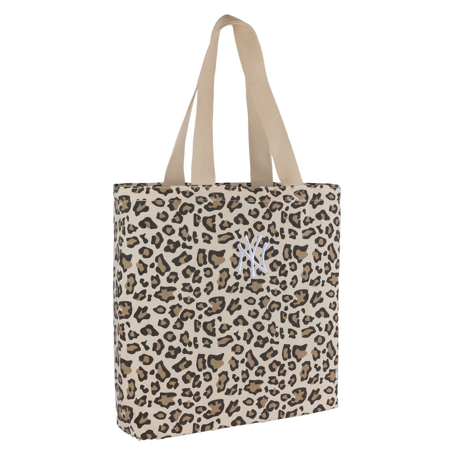 This is a New York Yankees Animal Print Leopard Tote Bag 1