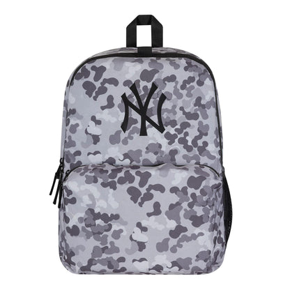 This is a New York Yankees MLB All Over Print Grey Stadium Backpack 2