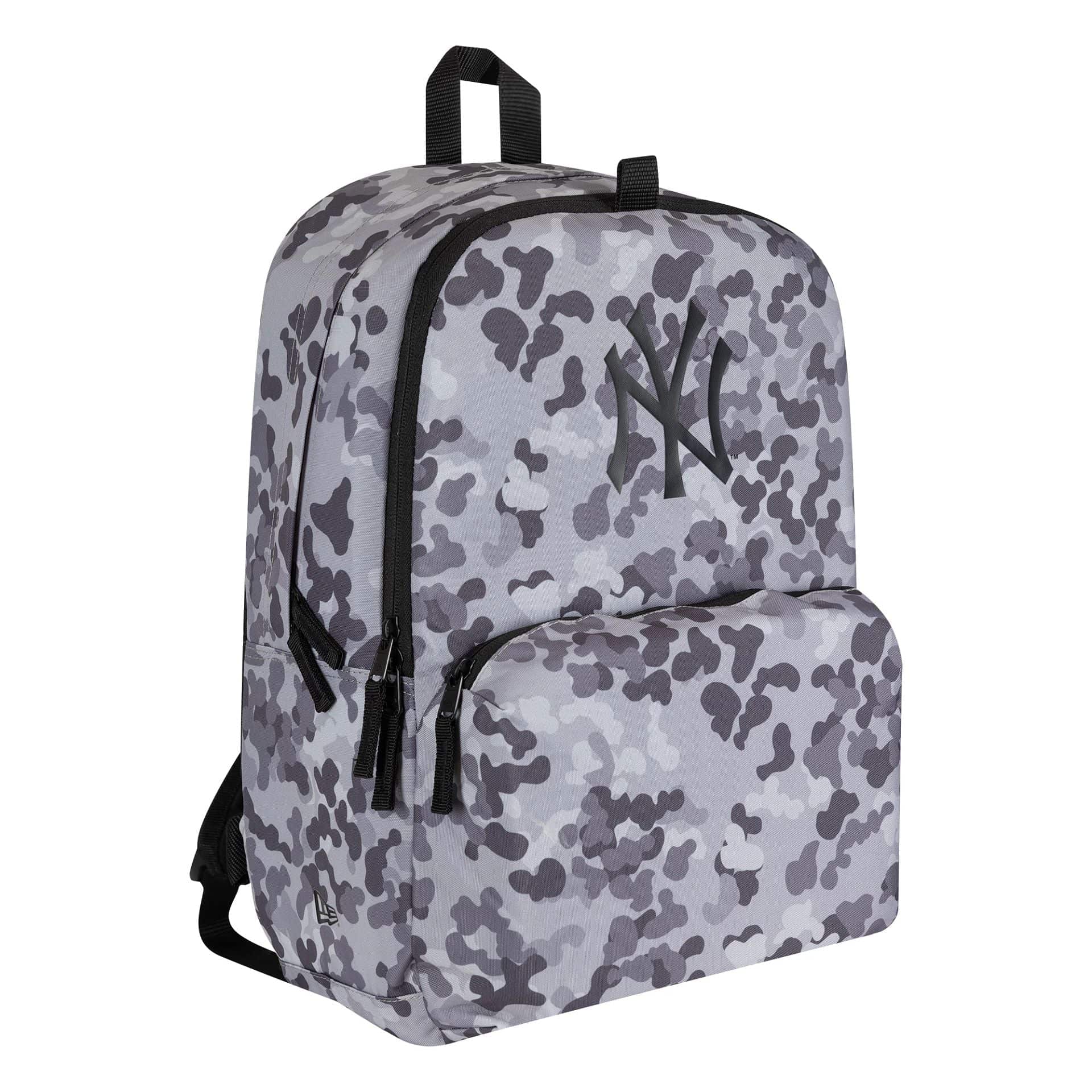 This is a New York Yankees MLB All Over Print Grey Stadium Backpack 3