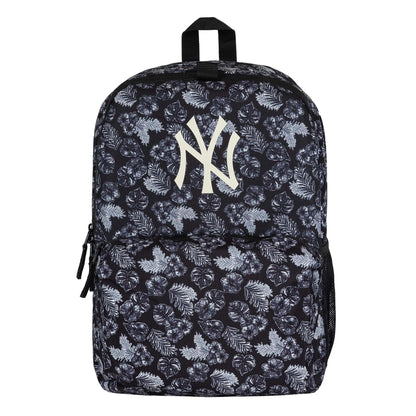 This is a New York Yankees MLB All Over Print Black Stadium Backpack 2