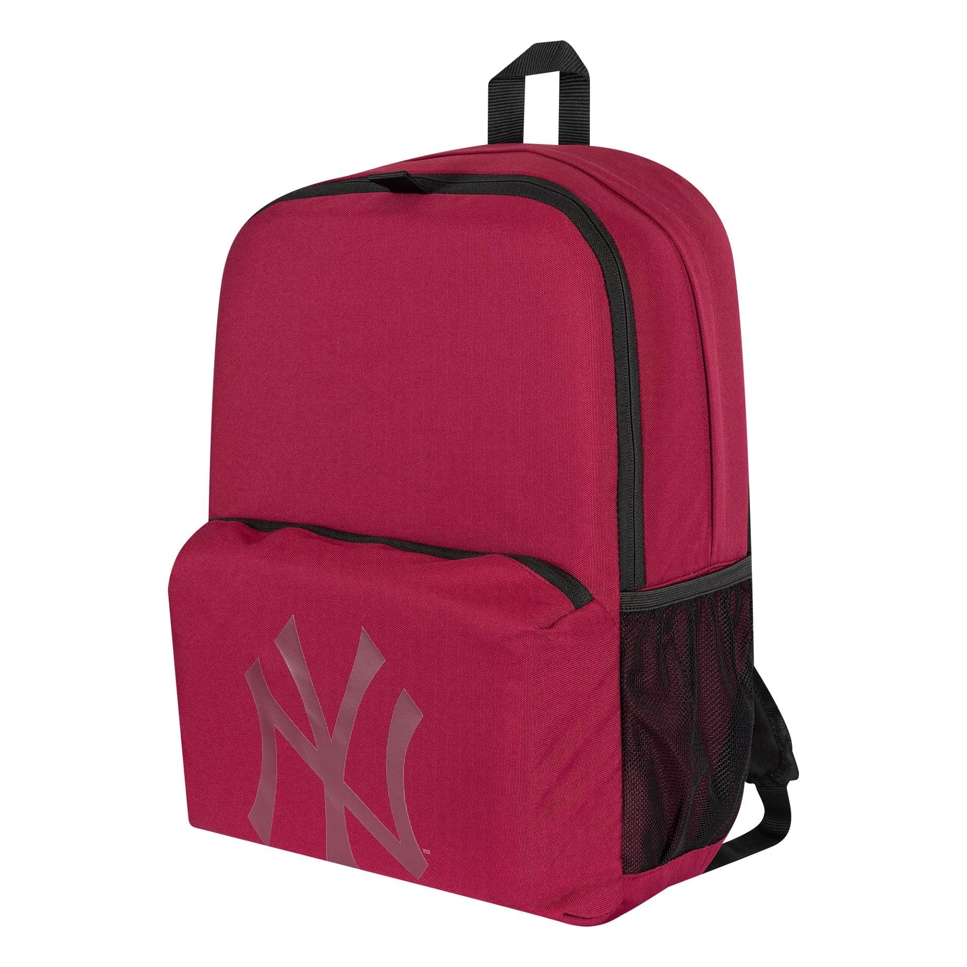 This is a New York Yankees MLB Dark Pink Stadium Backpack 3