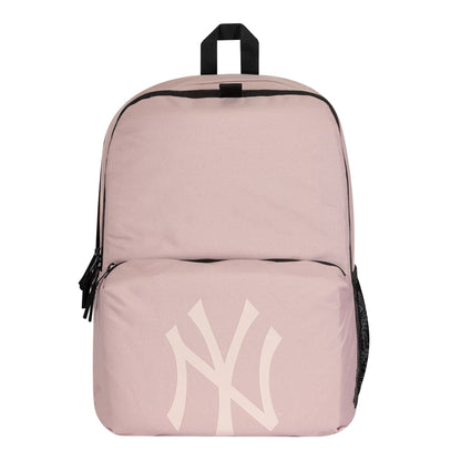 This is a New York Yankees MLB Pale Pink Stadium Backpack 2
