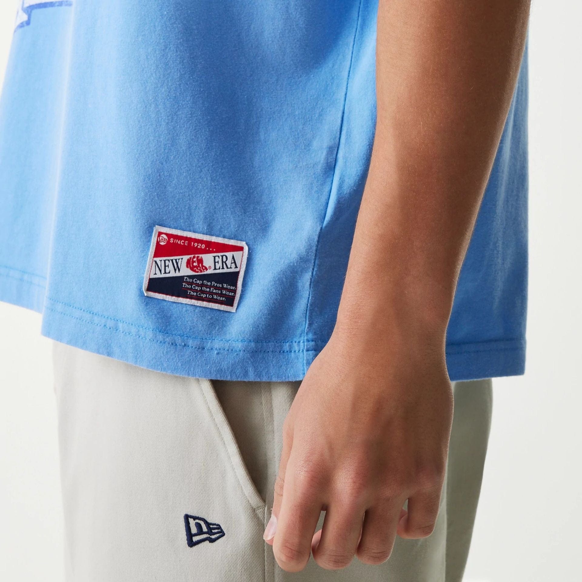 The Male model is wearing Colorado Rockies MLB City Connect G1 Blue T-Shirt 5