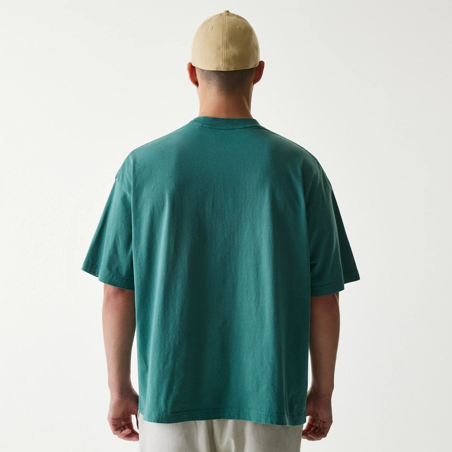 The Male model is wearing Boston Red Sox MLB City Connect G1 Dark Green T-Shirt 2