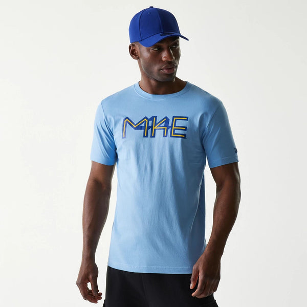 MLB City Connect Milwaukee Brewers Blue T-Shirt | New Era Cap UK