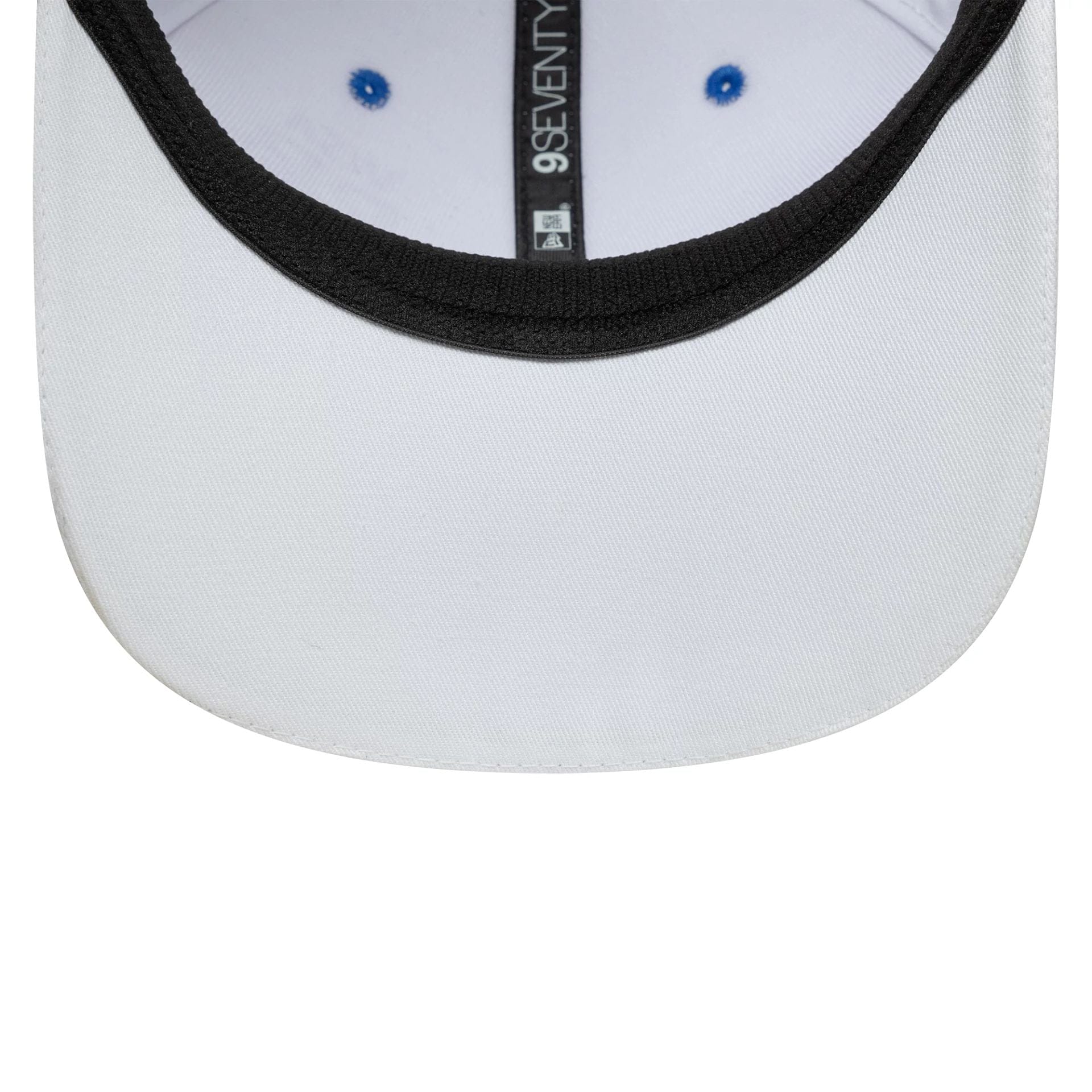 This is a Visa Cash App Racing Bulls Team White 9SEVENTY Stretch Snap Adjustable Cap 5