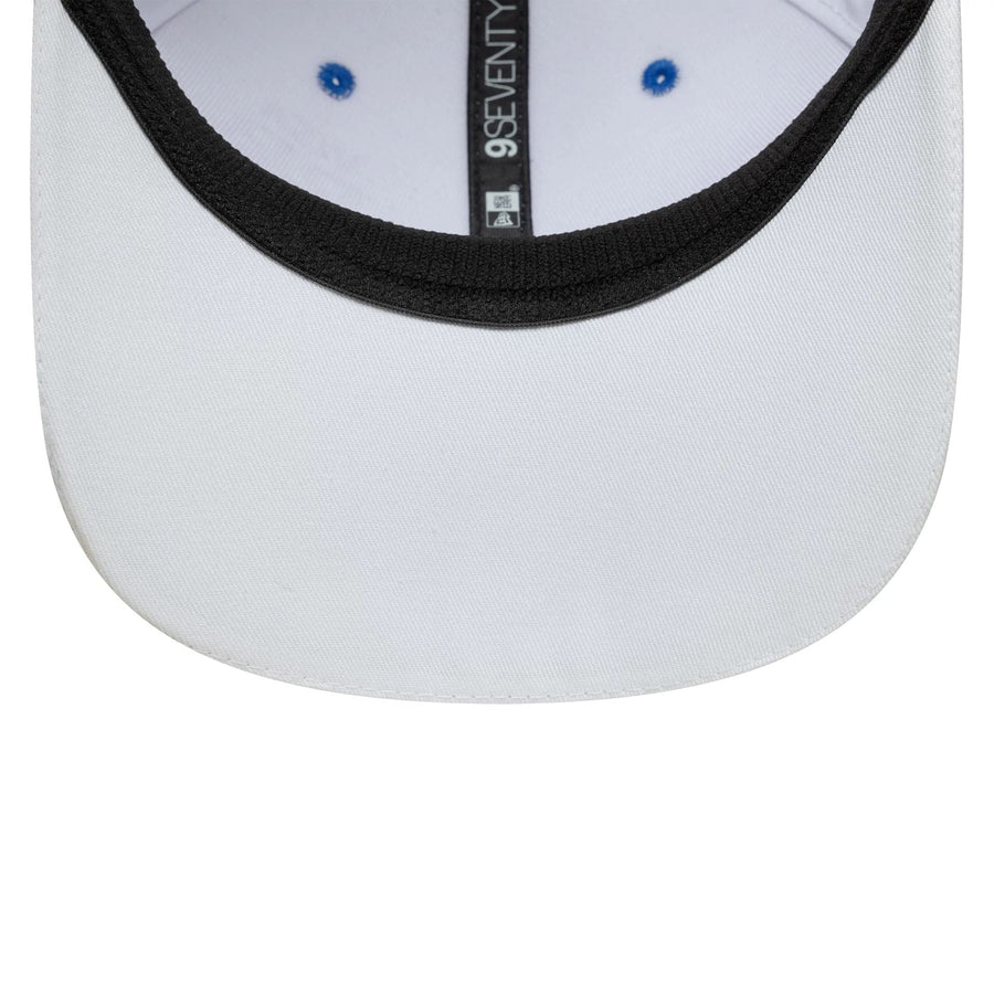 This is a Visa Cash App Racing Bulls Team White 9SEVENTY Stretch Snap Adjustable Cap 5