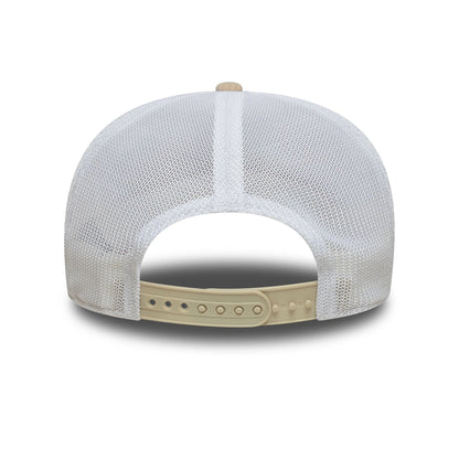 This is a Visa Cash App Racing Bulls Monaco Race Special Cream 9SEVENTY Stretch Snap Adjustable Cap 5