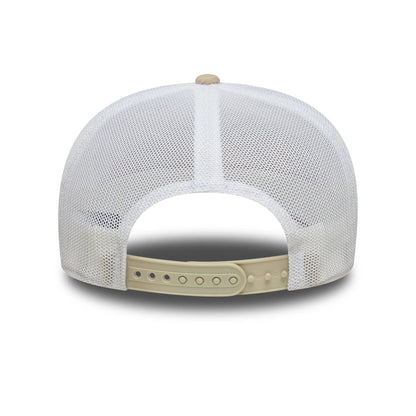 This is a Visa Cash App Racing Bulls Yuki Tsunoda Monaco Race Special Cream 9SEVENTY Stretch Snap Adjustable Cap 5