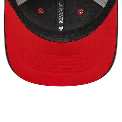 This is a Visa Cash App Racing Bulls Yuki Tsunoda Japan Race Special Grey 9SEVENTY Stretch Snap Adjustable Cap 2