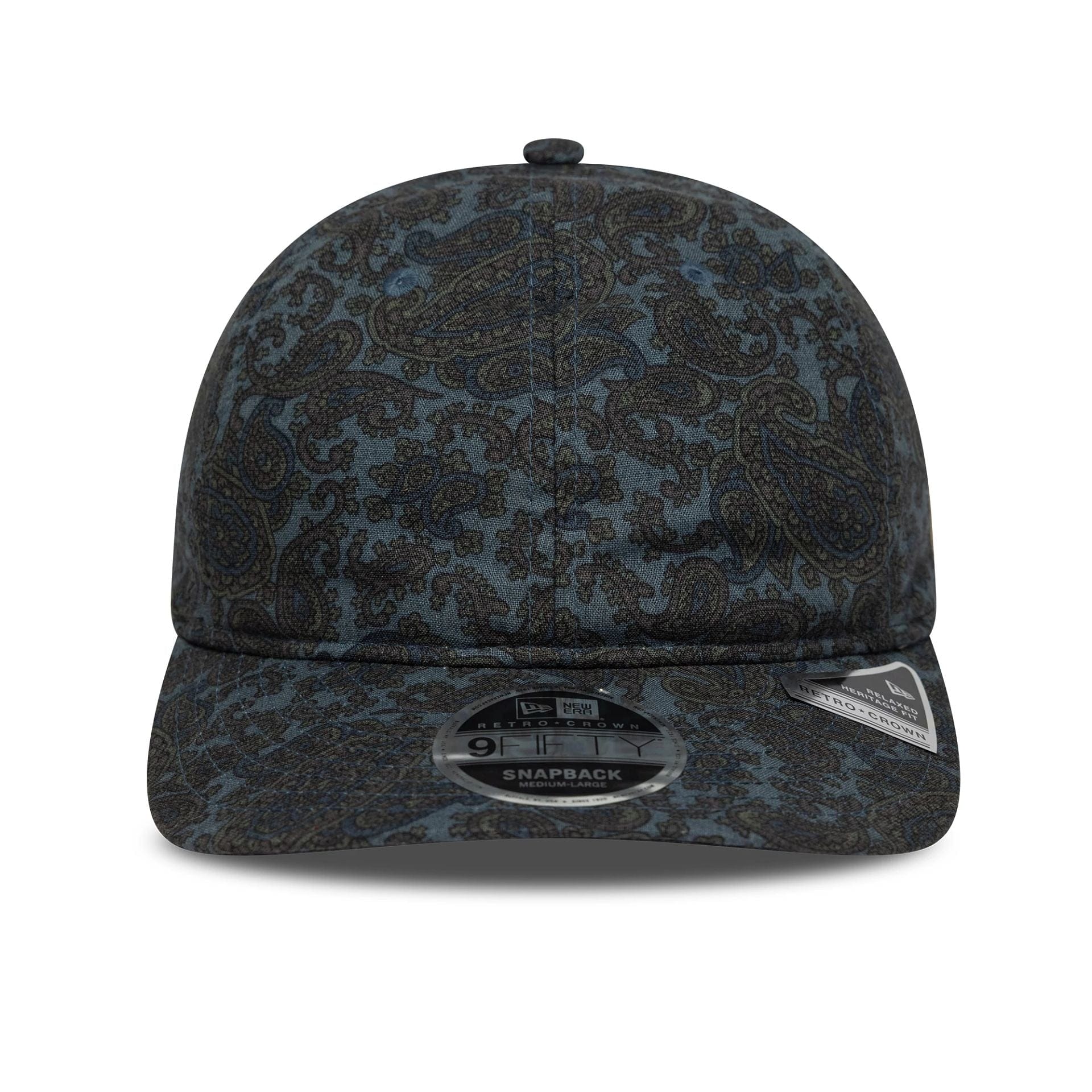 This is a New Era Paisley Navy Retro Crown 9FIFTY Adjustable Cap 2