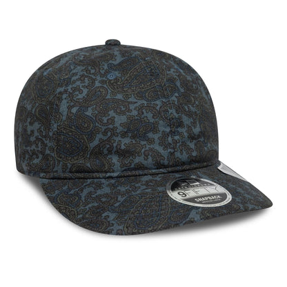 This is a New Era Paisley Navy Retro Crown 9FIFTY Adjustable Cap 3