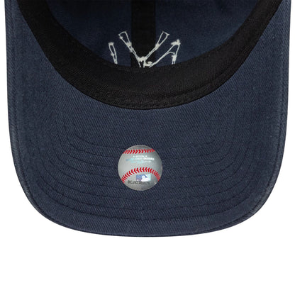 This is a New York Yankees MLB Cooperstown Patch Navy 9TWENTY Adjustable Cap 5