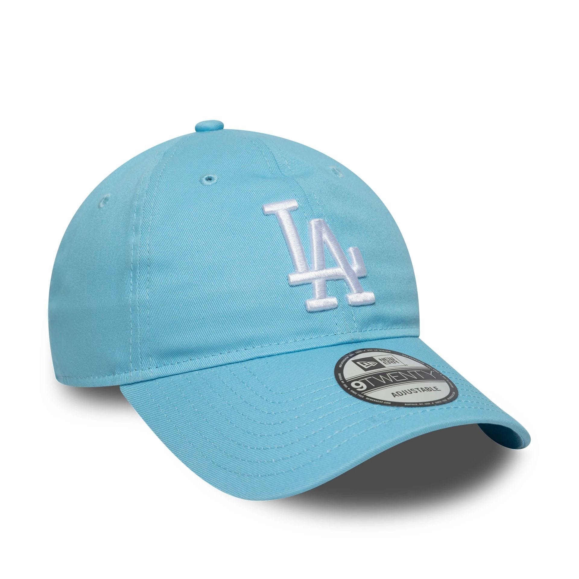 This is a LA Dodgers MLB League Essential Pastel Blue 9TWENTY Adjustable Cap 3