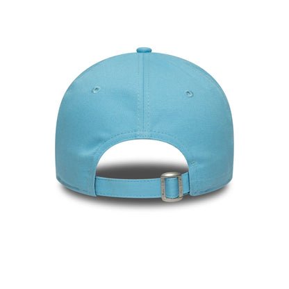 This is a LA Dodgers MLB League Essential Pastel Blue 9TWENTY Adjustable Cap 4