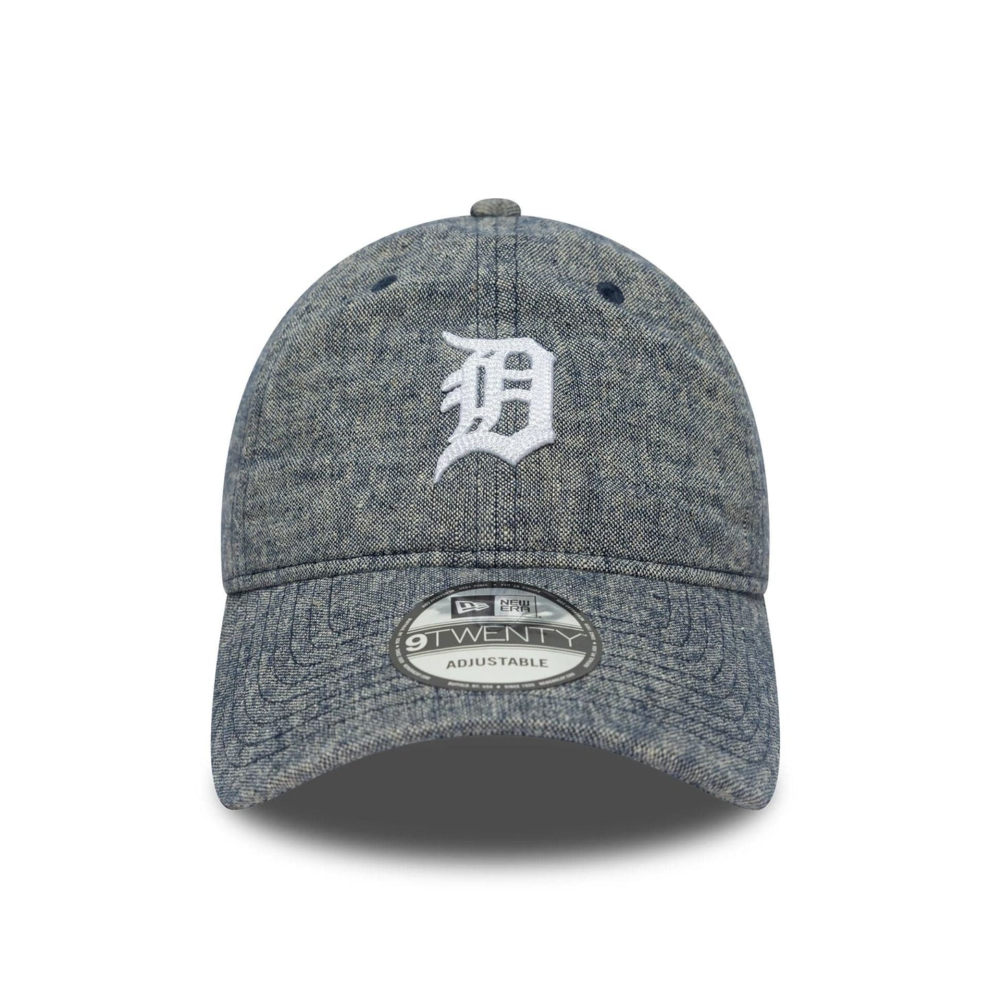 This is a Detroit Tigers MLB Linen Navy 9TWENTY Adjustable Cap 2