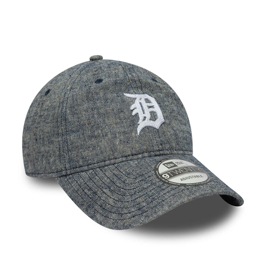 This is a Detroit Tigers MLB Linen Navy 9TWENTY Adjustable Cap 3