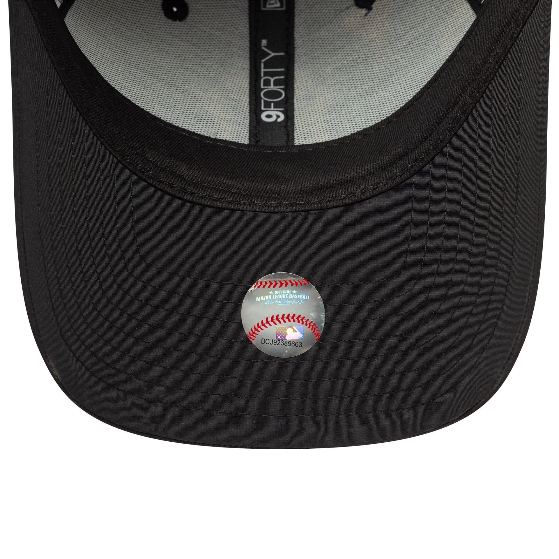 This is a New York Yankees Recycled Black 9FORTY Adjustable Cap 5