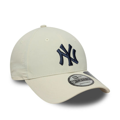 This is a New York Yankees Recycled Cream 9FORTY Adjustable Cap 3