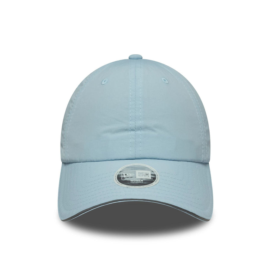 This is a Womens New Era Pastel Blue Pony Tail Adjustable Cap 3