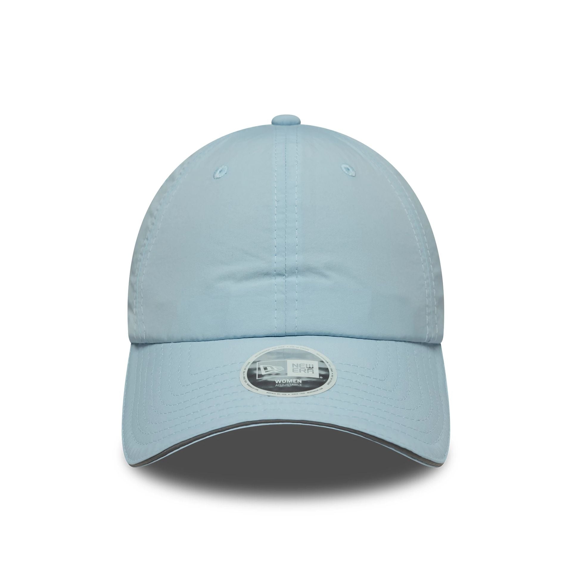 This is a Womens New Era Pastel Blue Pony Tail Adjustable Cap 3