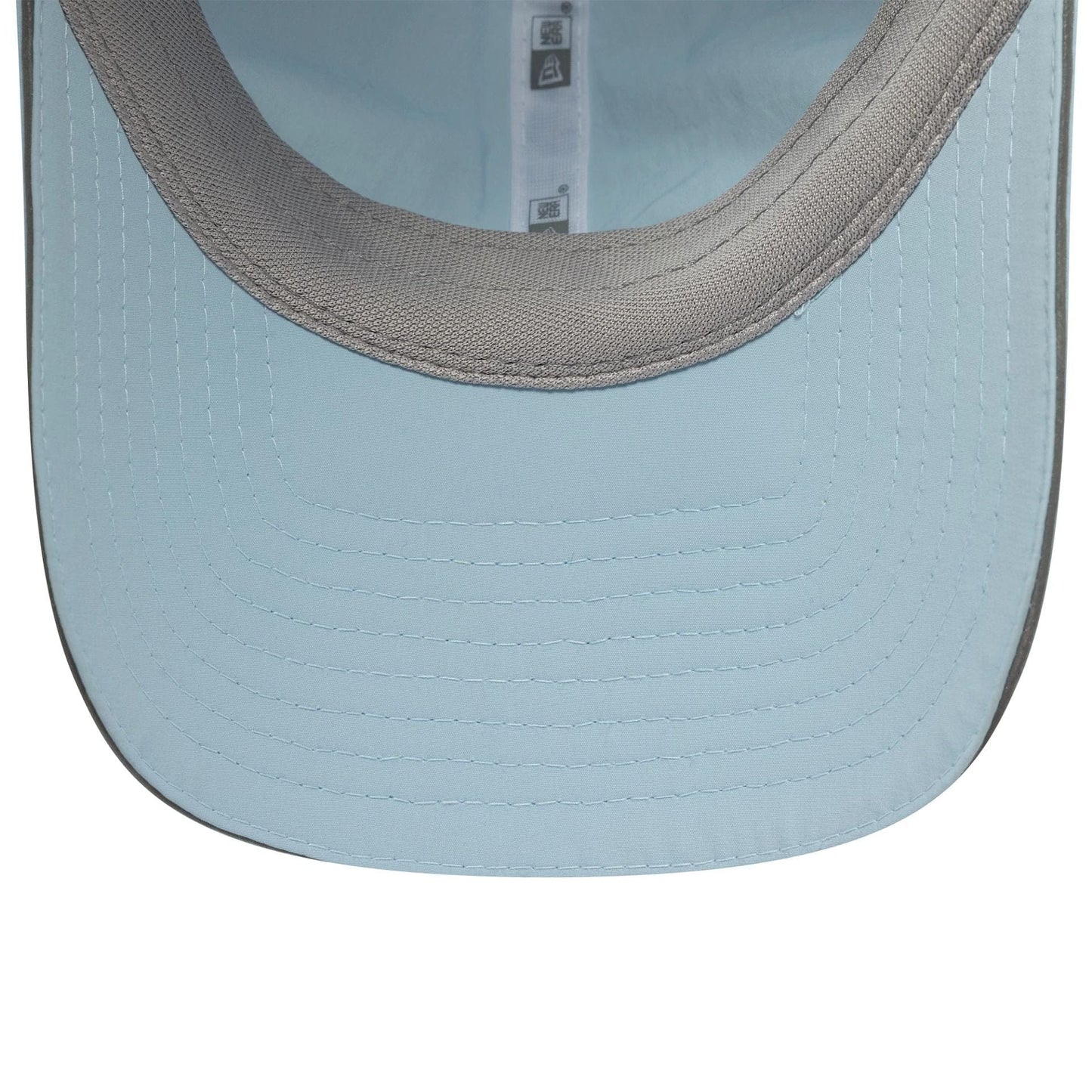 This is a Womens New Era Pastel Blue Pony Tail Adjustable Cap 5