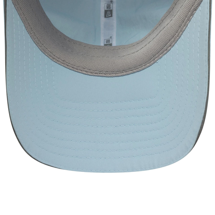 This is a Womens New Era Pastel Blue Pony Tail Adjustable Cap 5