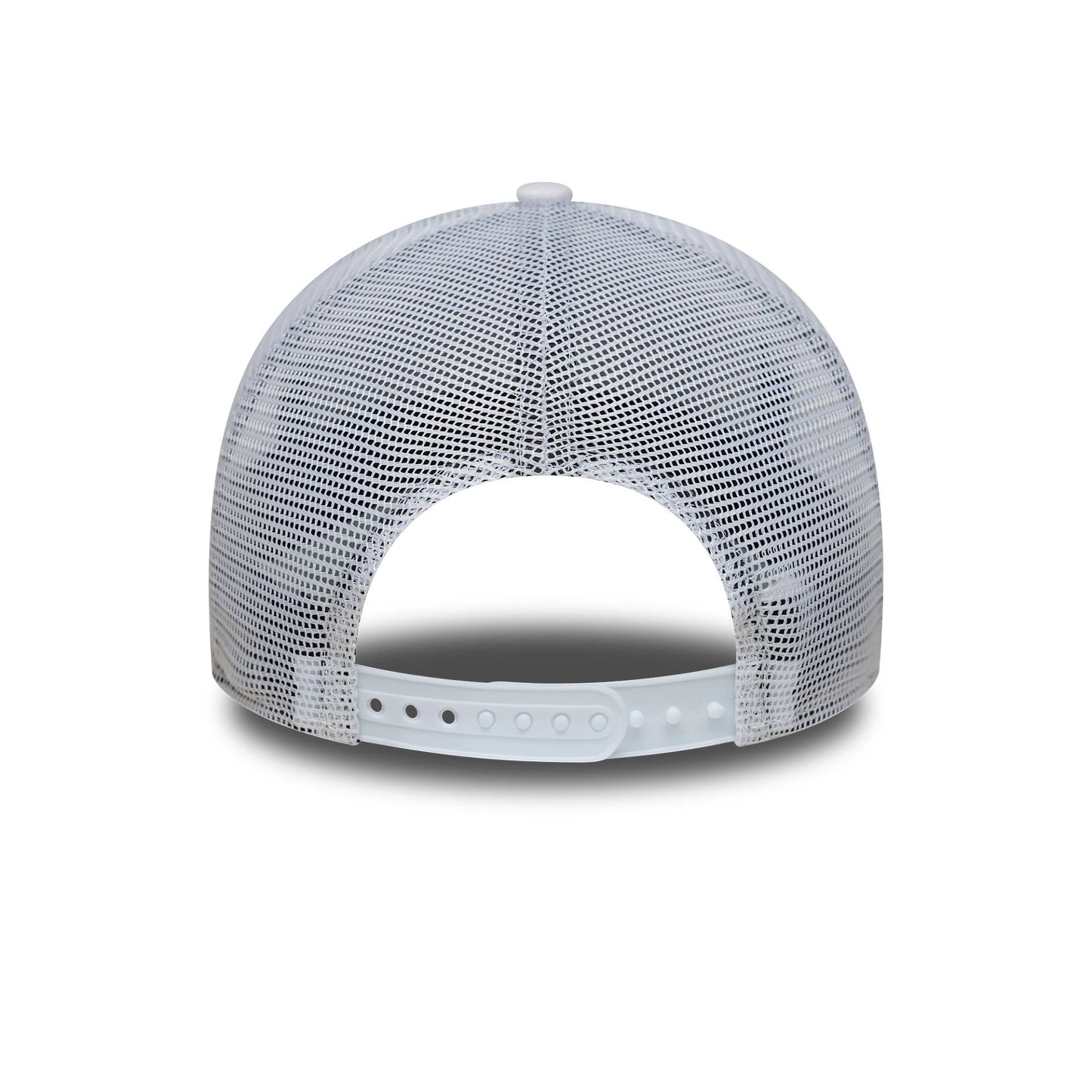 This is a New Era Summer Santorini Pastel Green 9FORTY A-Frame Trucker Adjustable Cap 4