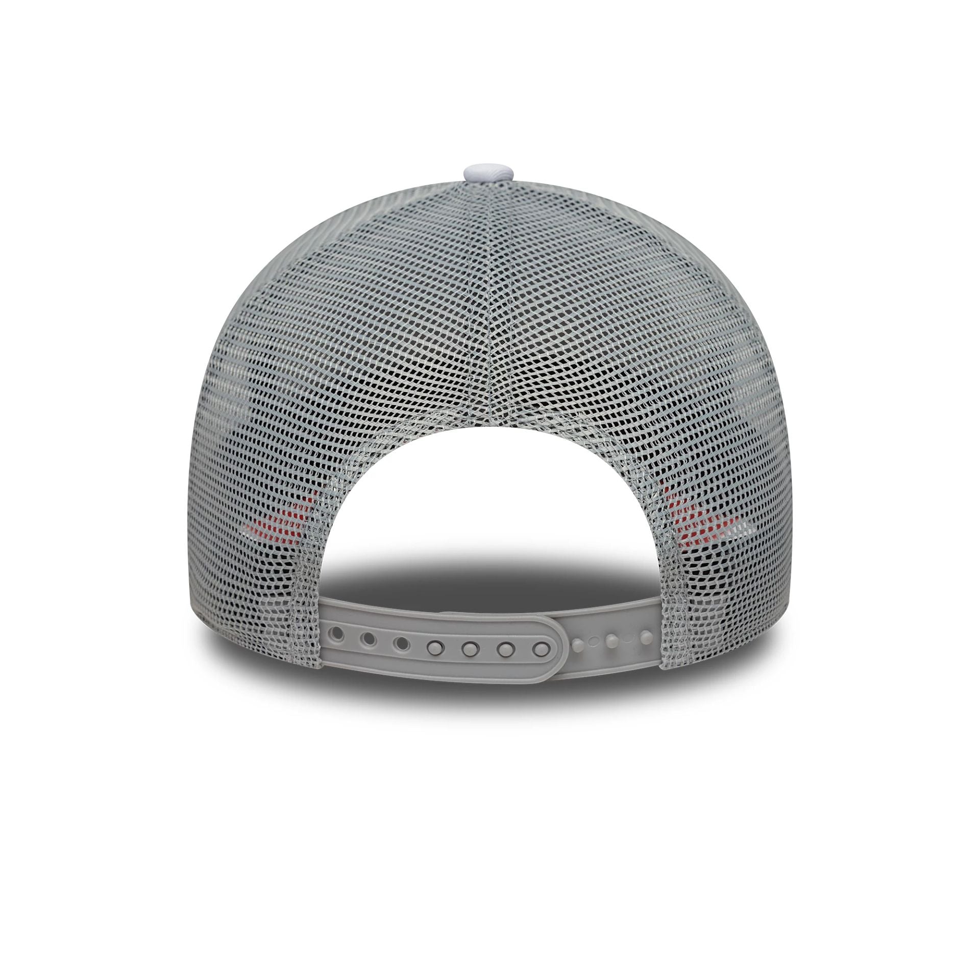 This is a New Era Summer Capri Orange 9FORTY A-Frame Trucker Adjustable Cap 4