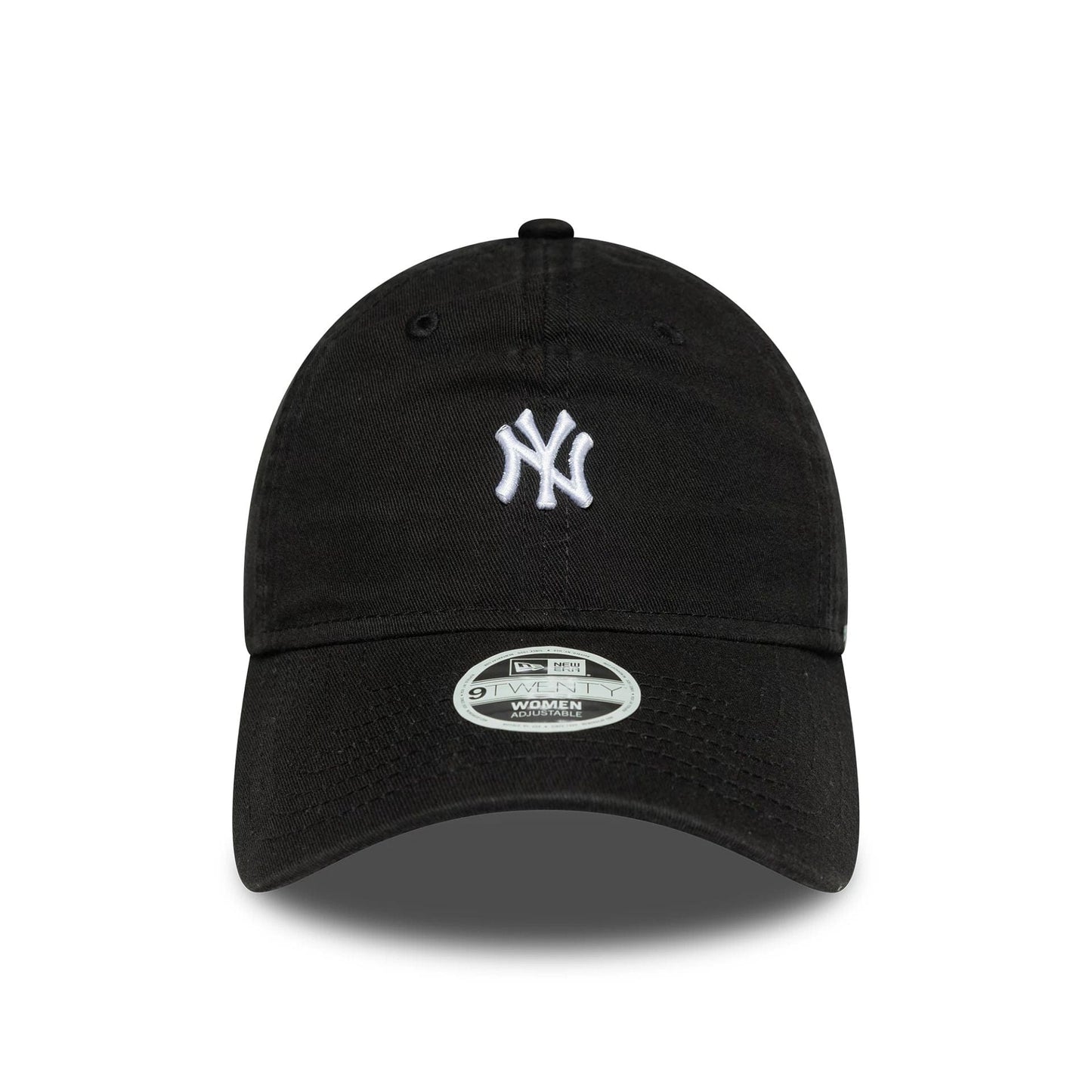 This is a New York Yankees Womens MLB Mini Washed Black 9TWENTY Adjustable Cap 2